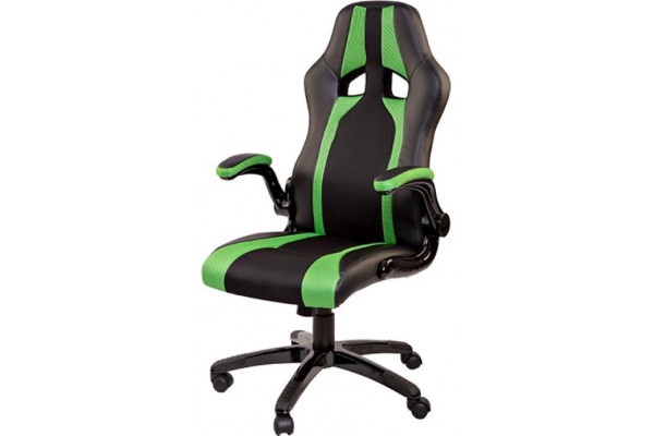 Крісло геймерське MISCOLC, чорний/зелений