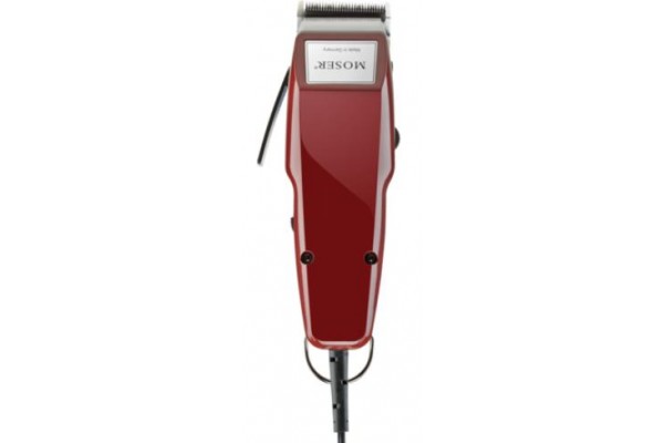 Машинка для стрижки перукарська MOSER 1400 EDITION 1400-0051, grey/red (Німеччина)