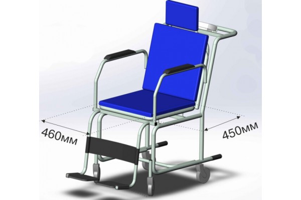 Крісло-каталка з вагою AXIS BDU150B-MEDICAL (Польща)