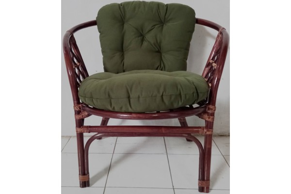 Комплект обідній ТАВРІЯ ДАРК-ГРІН D00094, стіл+диван+2 крісла (Індонезія)