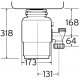 Подрібнювач для відходів (Диспоузер) INSINKERATOR MODEL S66 (США)
