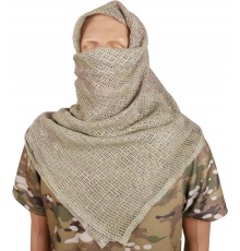 Маскувальний шарф-сітка Койот 1,10 х 1м
