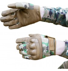 Рукавиці тактичні Mechanix M-Pact 3 з кісточками Мультикам XXL