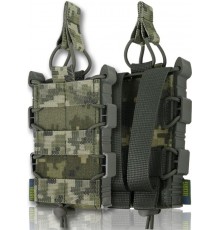 Жорсткий посилений тактичний підсумок Kiborg GU Single Mag Pouch Pixel