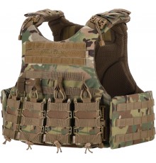 Бронежилет Militex Modular X-1 (Збільшена площа захисту) Multicam (без підсумків)