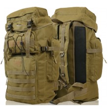 Тактичний рюкзак 70л койот