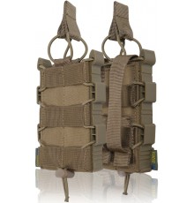 Жорсткий посилений тактичний підсумок Kiborg GU Single Mag Pouch Coyote
