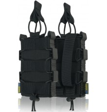 Жорсткий посилений тактичний підсумок Kiborg GU Single Mag Pouch Black