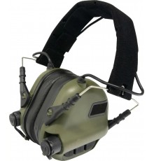 Тактичні навушники EARMOR M31 Olive з універсальним кріпленням