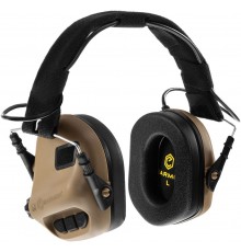 Тактичні навушники EARMOR M31 Койот з універсальним кріпленням
