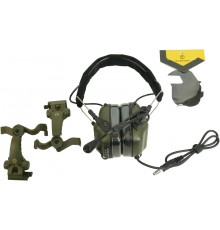 Тактичні активні навушники Earmor M32X MOD4