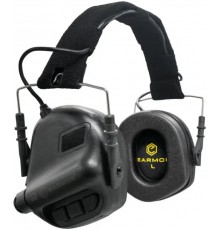 Тактичні навушники EARMOR M31 Black з універсальним кріпленням