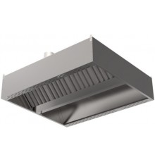 Зонт приточно-витяжний острівний з жироуловлювачами