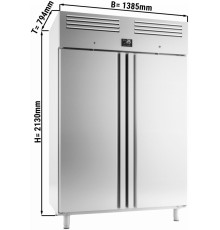 Холодильна шафа для пекарні / 1400- літрів / кількість дверей- 2 / GGM Gastro