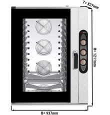 Конвекційна піч для випічки - Механічне управління - 10x EN 60x40 GGM Gastro