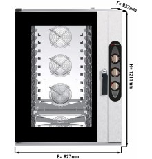 Конвекційна піч - Механічне управління - 12x GN 1/1 GGM Gastro
