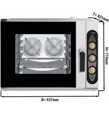 Конвекційна піч - Механічне управління - 5x GN 1/1 GGM Gastro