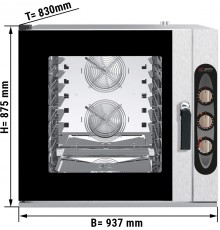 Конвекційна піч - Механічне управління - 7x GN 1/1 GGM Gastro