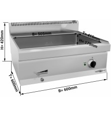 Марміт Bainmarie - 1x GN 1/1 + 3x GN 1/9 GGM Gastro