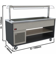 Холодильна витрина - 1,9 x 0,8 m - 5x GN 1/1 GGM Gastro