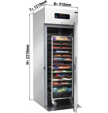 Морозильна шафа з гастро шпилькою (GN 2/1 + EN 600x400) - 700 Л - 1 двері GGM Gastro