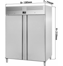 Холодильна шафа / 1400- літрів / кількість дверей- 2 / GGM Gastro