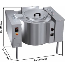 Котел варильний газовий - 150 Л - непрямий нагрів GGM Gastro