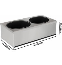Станція під соусниці 2x 4,5 л GGM Gastro