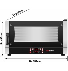 Конвекційна піч 3 x EN 60 x 40 см - цифрове управління GGM Gastro