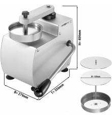 Прес для гамбурегрів - inkl. Pattieform Ø 10 cm GGM Gastro