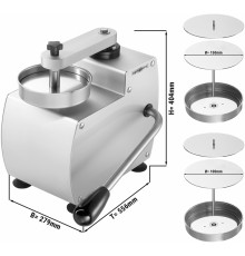 Прес для гамбурегрів - inkl. Pattieform Ø 10 + 15 cm GGM Gastro