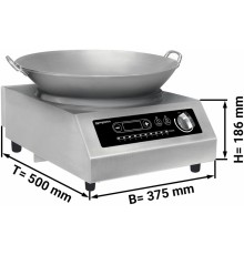 Wok Плита індукційна 3,5 кВт GGM Gastro
