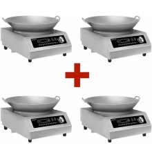 Wok Плита індукційна - 3,5 kW - inkl. WOK GGM Gastro