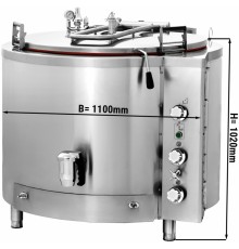 Варильний котел газовий - 400 Л - непрямий нагрів GGM Gastro