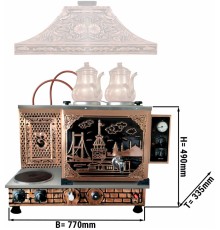 Кип'ятильна станція / кип'ятильник - 0,77 m - 22 Л - турецький дизайт GGM Gastro