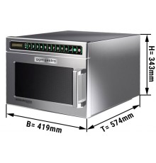 Піч мікрохвильова автоматична, 17 літрів - 2100 Вт GGM Gastro