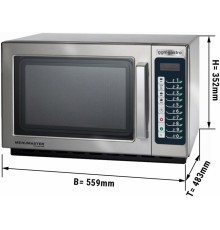 Піч мікрохвильова автоматична, 34 літри - 1100 Вт GGM Gastro