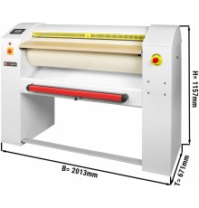 Машина прасувальна електрична 1500 мм - 40 кг/год. GGM Gastro