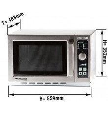 Піч мікрохвильова - 34 літри - 1100 Вт GGM Gastro