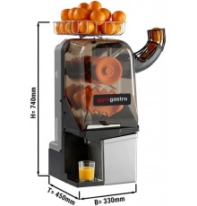 Прес для цитрусових електричний - срібло - Механічне управління - iавтоматичне самоочищення GGM Gastro