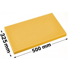 Дошка для нарізання - 32,5 x 50 см - 2 см - жовтий GGM Gastro
