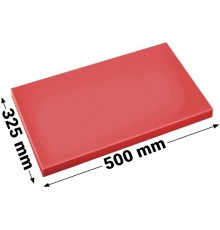 Дошка для нарізання - 32,5 x 50 см - 2 см - червоний GGM Gastro