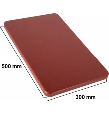 Дошка для нарізання - 30 x 50 см - 2 см - коричневий GGM Gastro