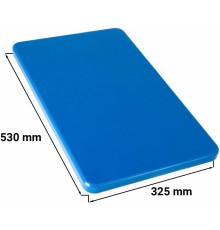 Дошка для нарізання - 53 x 32,5 см - 2 см - синій GGM Gastro
