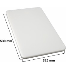 Дошка для нарізання - 53 x 32,5 см - 2 см - білий GGM Gastro