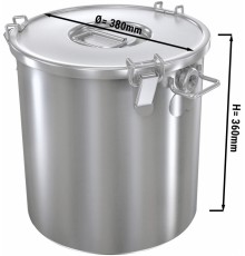 Термоконтейнер з кришкою - Ø 38 cm GGM Gastro