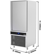 Камера шокової заморозки - 15x GN 1/1 + EN 400 x 600 mm GGM Gastro