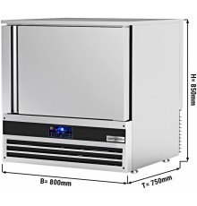Камера шокової заморозки - 5x GN 1/1 + EN 400 x 600 mm GGM Gastro