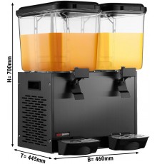 Диспенсер для соку - 2 x 18 л GGM Gastro