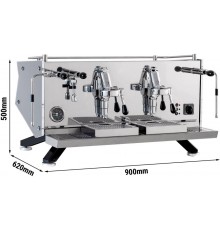 Кавомашина з портафільтром «Suprema» - з сенсорним дисплеєм - Двопостова - з окремим регулюванням температури - вкл. систему преінфузії